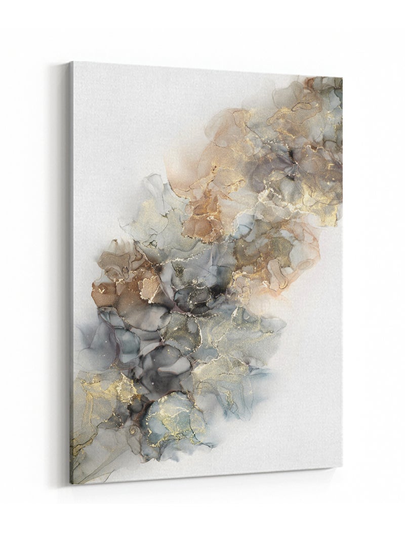 LOWHA Canvas Wall Art Stretched Over Wooden Frame with Abstract Painting - Image 4