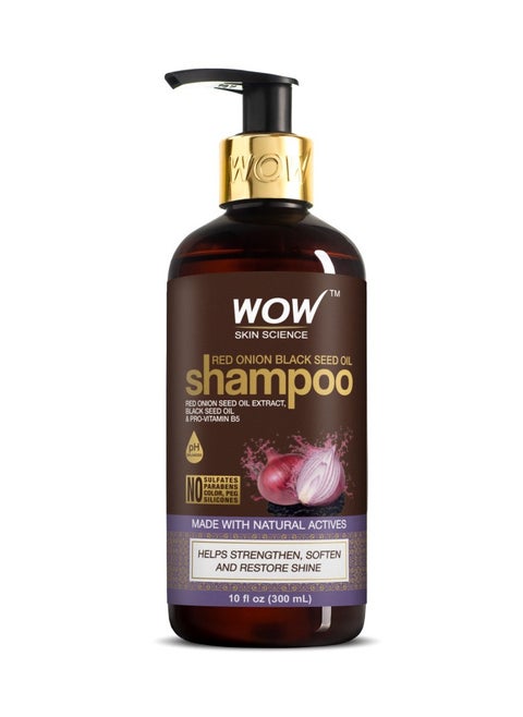 Wow Skin Science Onion Red Seed Oil Shampoo, 300ml