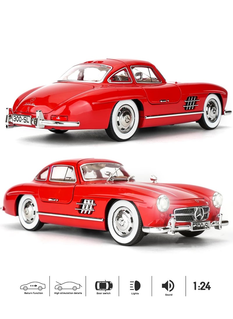 1:24 Alloy Metal Pull Back Die-cast Car with Openable Doors with Sound and Light - Image 4