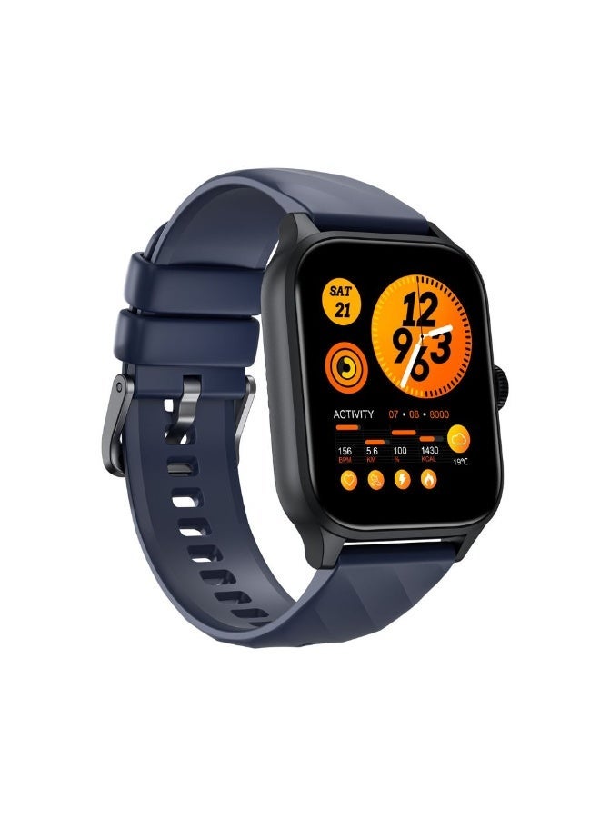 Weofly Active Smart Watch (Answer/Make Calls), 1.85" HD Touch Screen Smartwatch for Men Women Fitness Tracker with 100+ Sport Modes/Heart Rate/Blood Oxygen/Sleep Monitor IP67 Waterproof (Blue) - Image 2