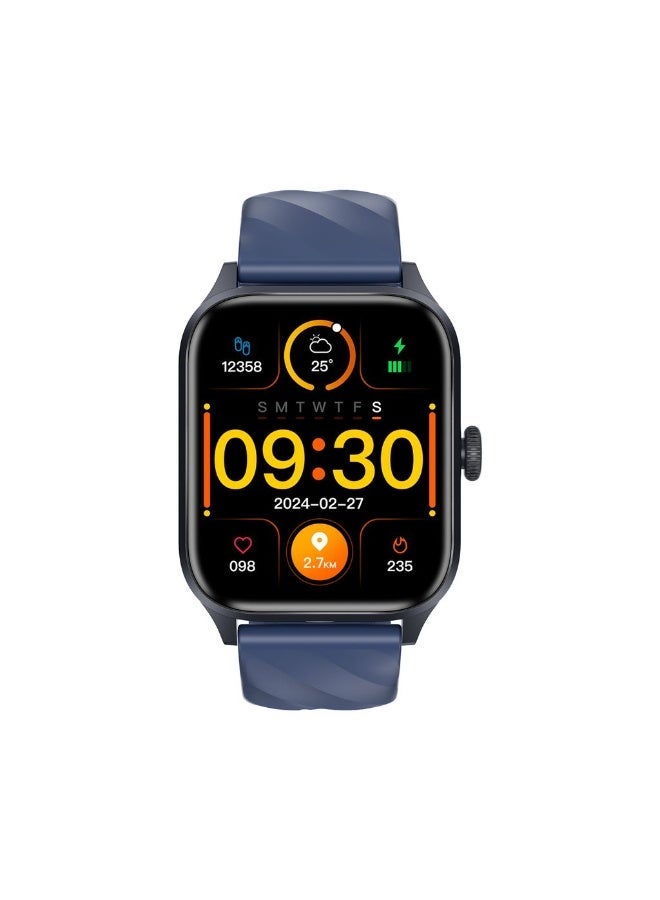 Weofly Active Smart Watch (Answer/Make Calls), 1.85" HD Touch Screen Smartwatch for Men Women Fitness Tracker with 100+ Sport Modes/Heart Rate/Blood Oxygen/Sleep Monitor IP67 Waterproof (Blue) - Image 1