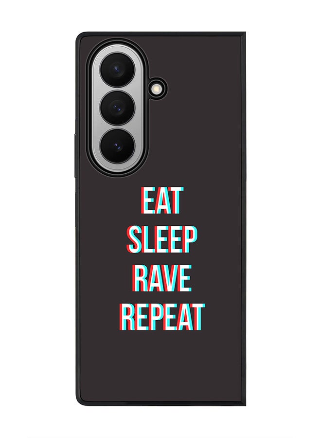 Stylizedd For Samsung Galaxy Z Fold7 Case,Slim fit Camera Protection, Shockproof Thin Phone cover  - Rave Routine