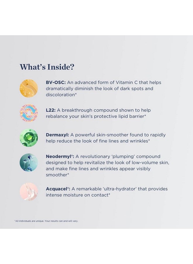 Beverly Hills MD Brighten + Tighten Restorative Face Oil Reduce Wrinkles & Tone Skin Antiaging Formula For An Even Moisturized Complexion Lighten Dark Spots On Face Neck Décolleté W/Vitamin C - Image 3