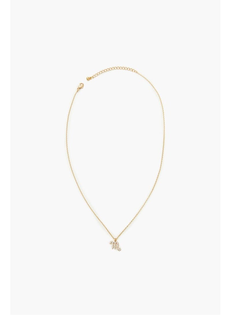 FOREVER 21 Rhinestone Zodiac Charm Necklace  - Image 3