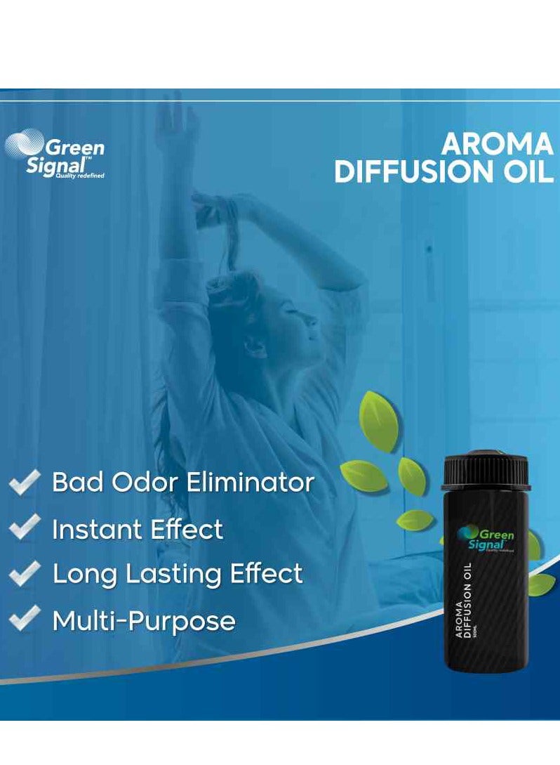 Green Signal Diffuser Aroma Oil – 170 ml – Premium Secret Fragrance Oil – Elegant & Mysterious Long-Lasting Scent  - Image 3
