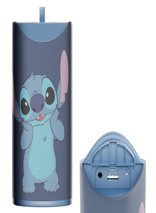 iJoy Disney Lilo and Stitch Wireless Bluetooth Speaker- Splashproof Rechargeable Wireless Speaker with 3 Hours Playtime/SD Slot/FM Radio- Stitch Stuff, Disney Stitch Gifts for Women//Men/All Fans - Image 1