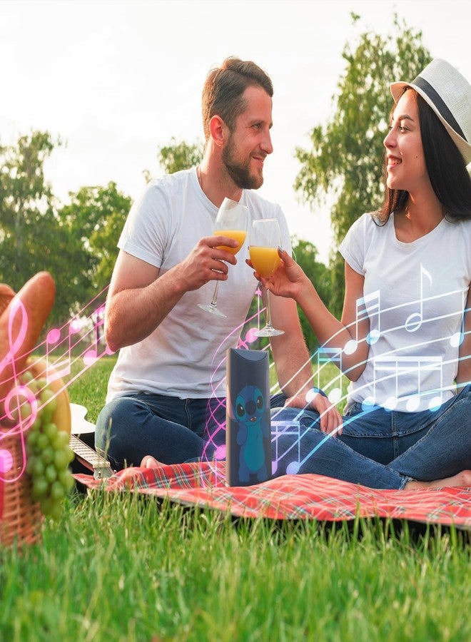 iJoy Disney Lilo and Stitch Wireless Bluetooth Speaker- Splashproof Rechargeable Wireless Speaker with 3 Hours Playtime/SD Slot/FM Radio- Stitch Stuff, Disney Stitch Gifts for Women//Men/All Fans - Image 4