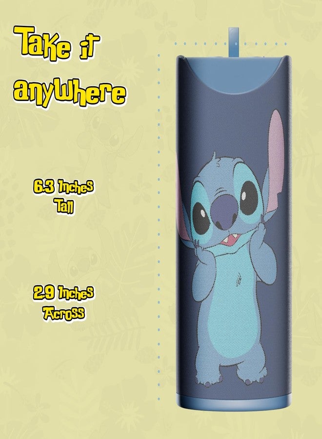 iJoy Disney Lilo and Stitch Wireless Bluetooth Speaker- Splashproof Rechargeable Wireless Speaker with 3 Hours Playtime/SD Slot/FM Radio- Stitch Stuff, Disney Stitch Gifts for Women//Men/All Fans - Image 5