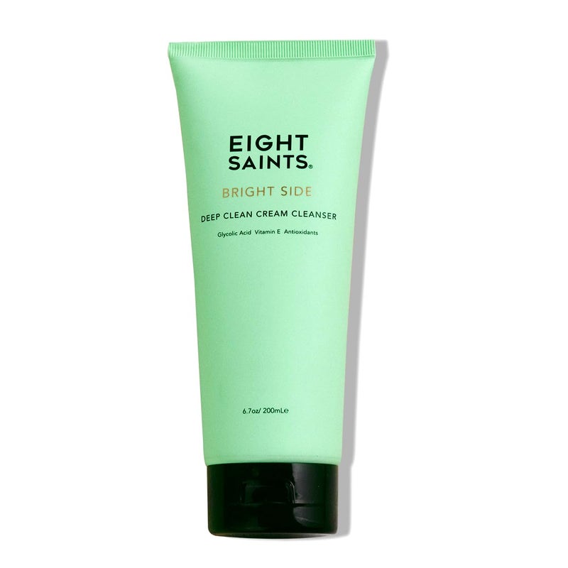Eight Saints Bright Side Cream Facial Cleanser Moisturizing NonFoaming Daily Face Wash Natural and Organic Gentle and Effective Facial Cleanser Makeup Remover Nourishing and Hydrating 67oz