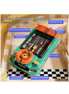 TFIXOL Steering Wheel Toy, Musical Steering Wheel Toddler Driving Racing Car Game with Sound, Interactive Racing Car Simulator Toy Gifts for Kids Boys Girls  - Image 2
