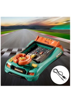 TFIXOL Steering Wheel Toy, Musical Steering Wheel Toddler Driving Racing Car Game with Sound, Interactive Racing Car Simulator Toy Gifts for Kids Boys Girls  - Image 3