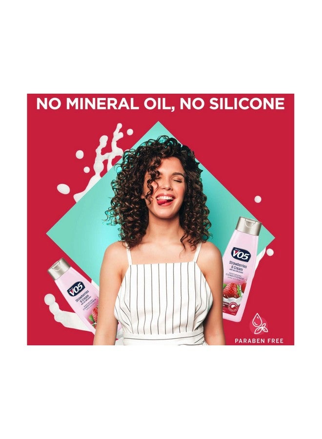 في او 5 بلسم الترطيب من ألبرتو vo5 بالفراولة والكريمة، 12.5 أونصة سائلة، 6 لكل علبة. - Image 5