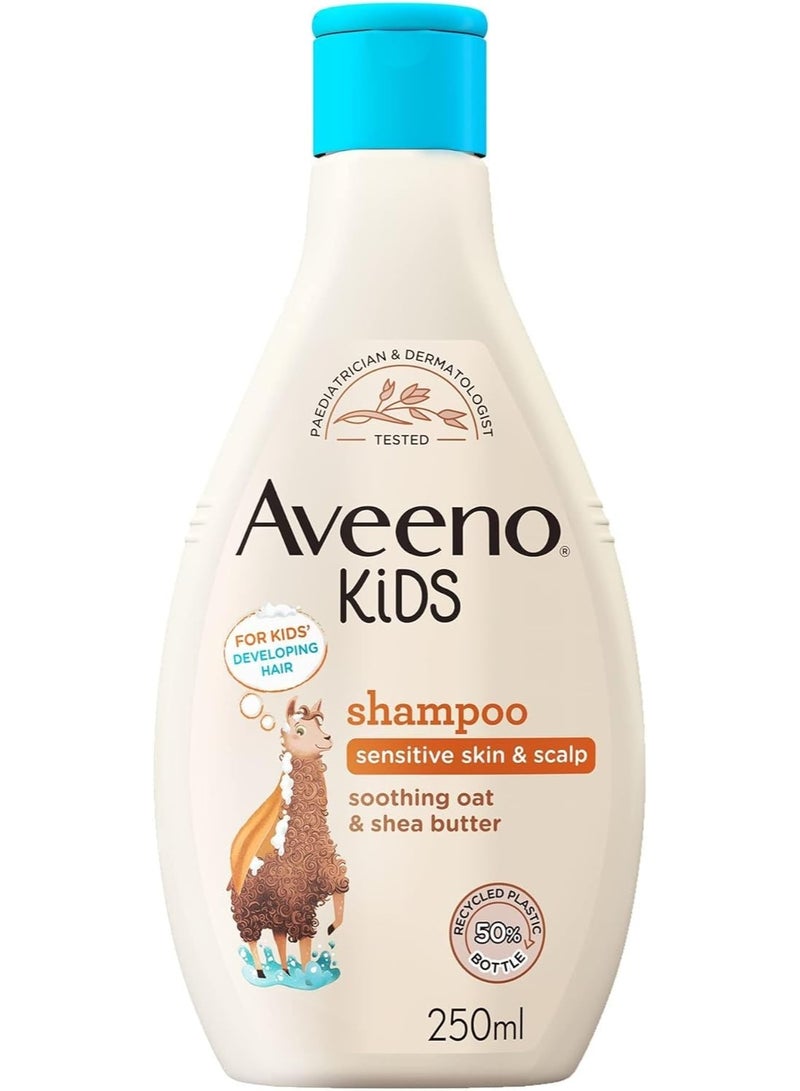 Aveeno Baby Kids Shampoo 250ml Soothing Oat and Shea Butter - Image 3