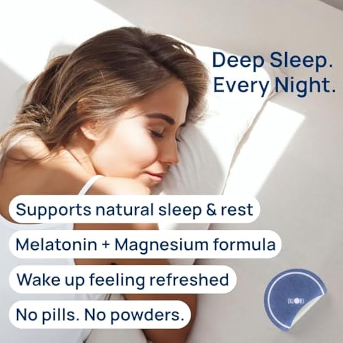 DUORI Sleep+ Patches for Adults - Melatonin - Magnesium - Chamomile Extract - Valerian Root - Vegan & Natural Sleep Aid with L-Theanine and Passion Flower Extract - 30 Patches - Image 2