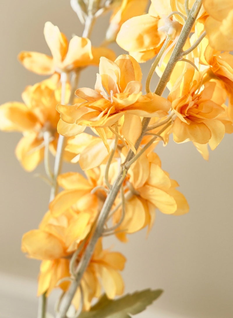 Flocked Delphinium Flower - 88 cm