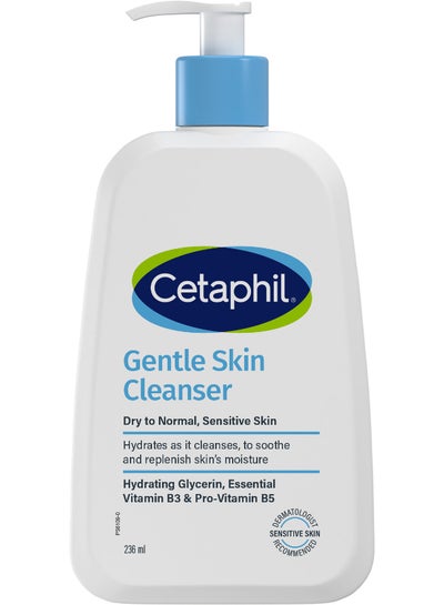 Cetaphil Gentle Skin Cleanser, Face And Body Wash For Dry To Normal, Sensitive Skin, Unscented clear