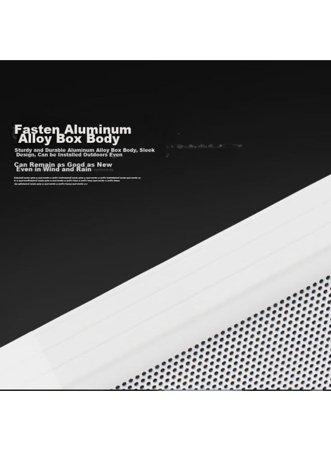 SAST 50W Waterproof Column Speaker, Outdoor Constant Voltage Wall-Mounted Speaker, Rainproof, Moisture-Proof, Dust-Proof, Park And Campus Durable Background Music Speaker, Outdoor Public Address System Player - Image 4