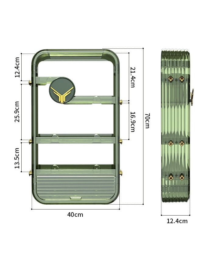 إن كي أكس 4 صندوق تخزين مستحضرات التجميل جدار الإطارات - Image 4
