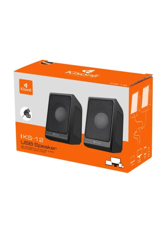 سماعات كمبيوتر KS-12  USB