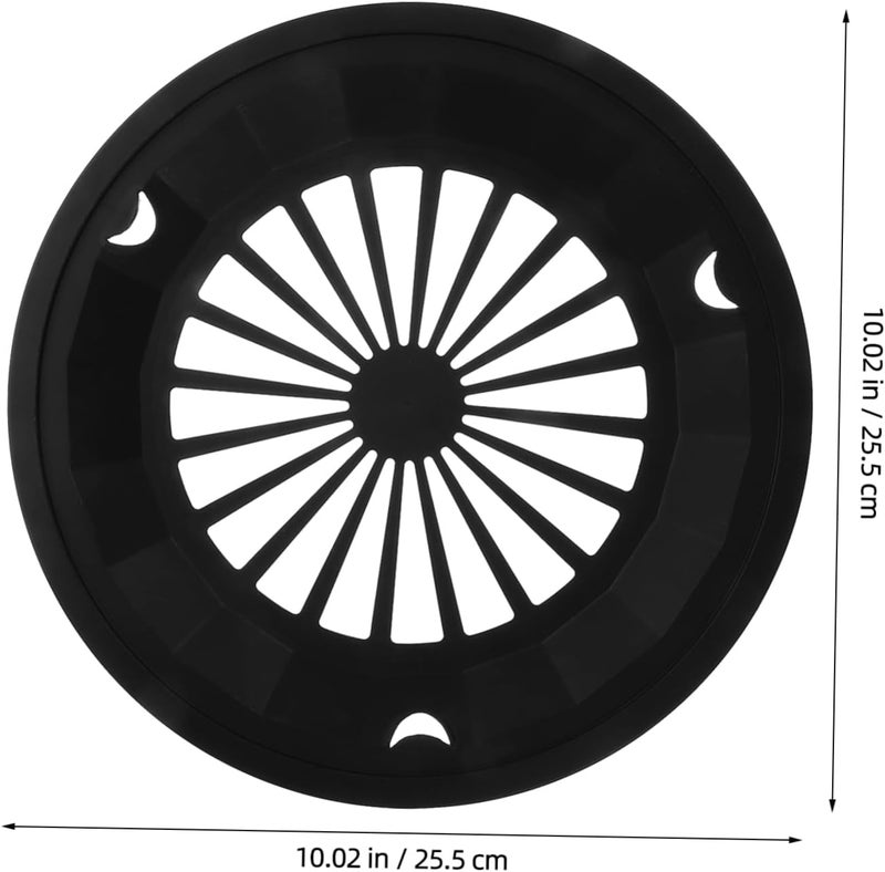 10pcs Round Hollow Picnic Drain Basket Food Strainer for Outdoor BBQ Kitchen and Fruit Washing Sturdy Plastic for Vegetables and Fruits - Image 2