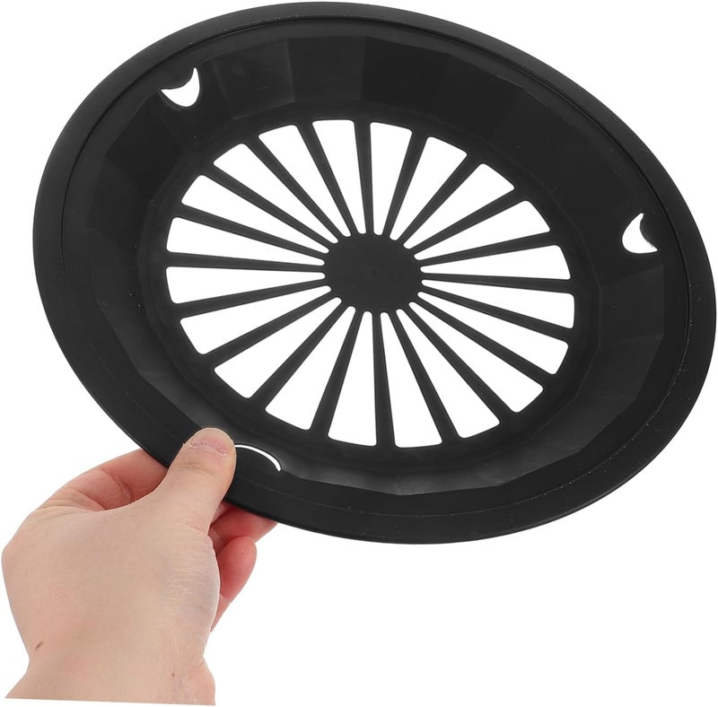 10pcs Round Hollow Picnic Drain Basket Food Strainer for Outdoor BBQ Kitchen and Fruit Washing Sturdy Plastic for Vegetables and Fruits - Image 4