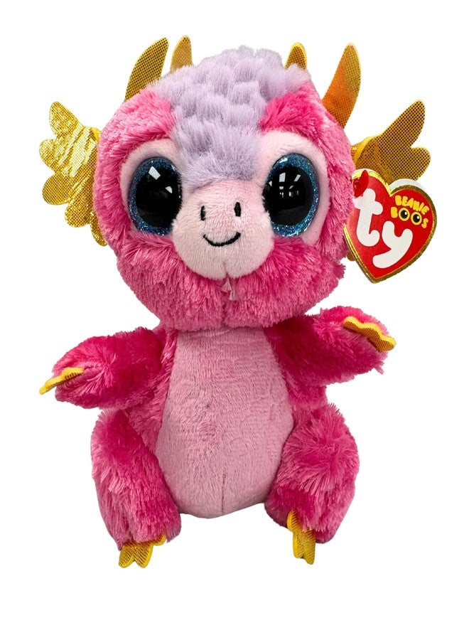 Ty Beanie Boo MIA The Pink Dragon - 6" - Image 1