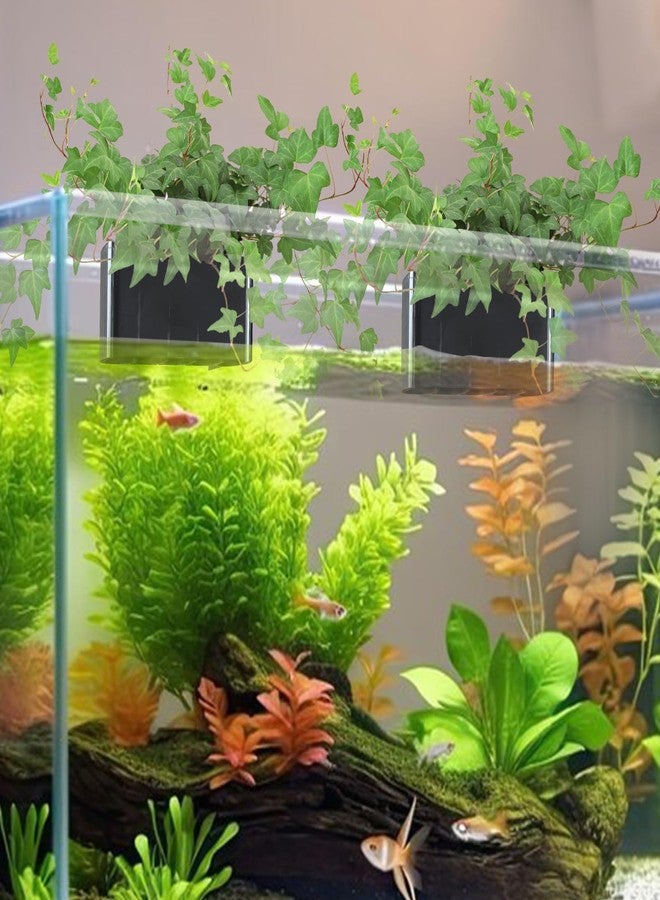GLEFLE 2 PCS Aquarium Plant Holder Top Hanging Fish Tank Plant Pot Aquarium Planter Cups for Water Feature Decoration - Image 4