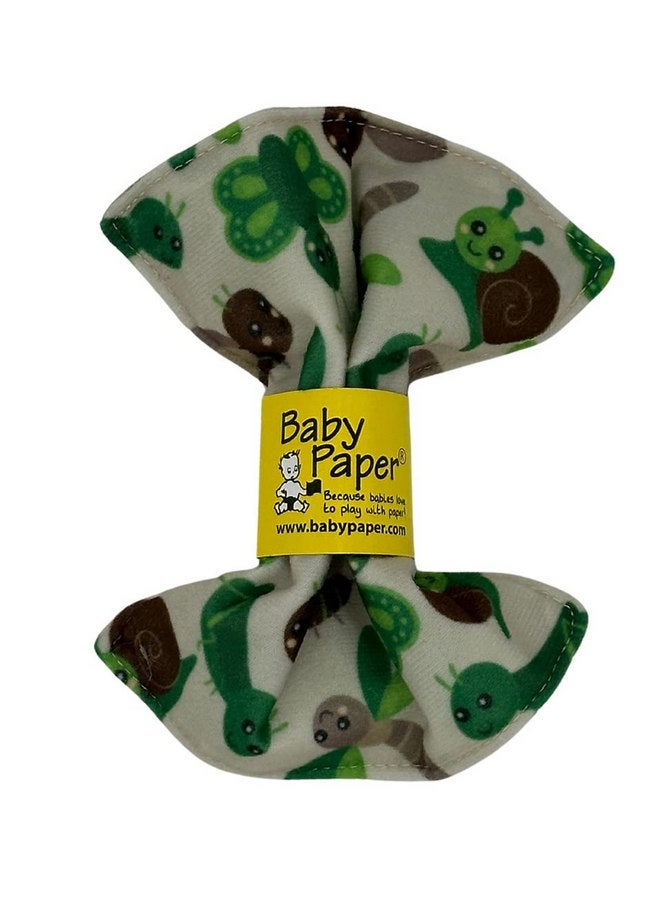 Baby Paper Original Crinkle Teether and Sensory Toy for Babies and Infants | Critters Print | Non-Toxic, Washable | Great for Baby Showers - Image 1