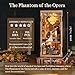CCCDF Book Nook Kit DIY Miniature Dollhouse Booknook Kit 3D Wooden Puzzle Bookend Bookshelf Insert Decor with LED Light for Teens and Adults Phantom of The Opera - Image 4