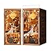 CCCDF Book Nook Kit DIY Miniature Dollhouse Booknook Kit 3D Wooden Puzzle Bookend Bookshelf Insert Decor with LED Light for Teens and Adults Phantom of The Opera - Image 2