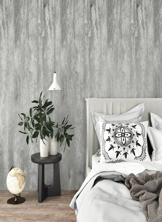 WESTICK Grey Wood Contact Paper Peel and Stick Countertops Gray Wood Wallpaper Self Adhesive Waterproof Wood Grain Contact Paper for Countertop Table Kitchen Cabinets Walls 15.8" x 78" - Image 5