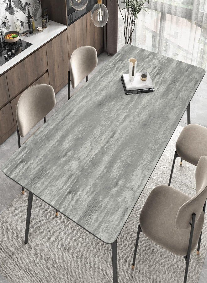 WESTICK Grey Wood Contact Paper Peel and Stick Countertops Gray Wood Wallpaper Self Adhesive Waterproof Wood Grain Contact Paper for Countertop Table Kitchen Cabinets Walls 15.8" x 78" - Image 2