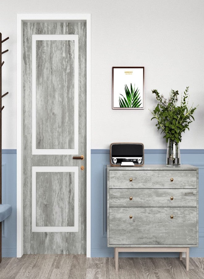 WESTICK Grey Wood Contact Paper Peel and Stick Countertops Gray Wood Wallpaper Self Adhesive Waterproof Wood Grain Contact Paper for Countertop Table Kitchen Cabinets Walls 15.8" x 78" - Image 4