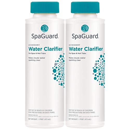 SpaGuard Spa Water Clarifier, 1 Pint, Pack of 2, Makes Cloudy Water Sparkling Clear, Eliminates Odor, Suitable for Spas and Hot Tubs - Image 1