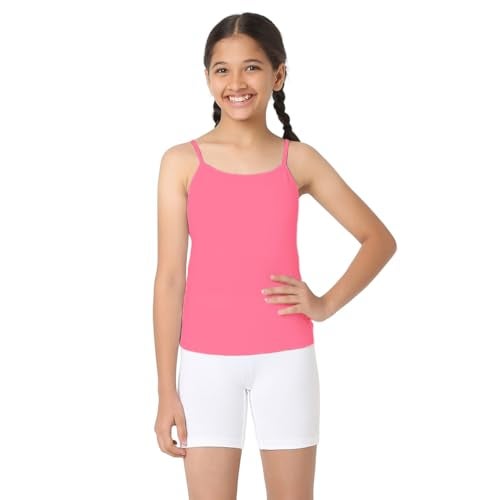 YouGotPlanB Cotton Padded Camisole | Pack of 1 | Ages 8-16 Years | Built-in Light Padding | Full Coverage | Perfect for School - Image 1