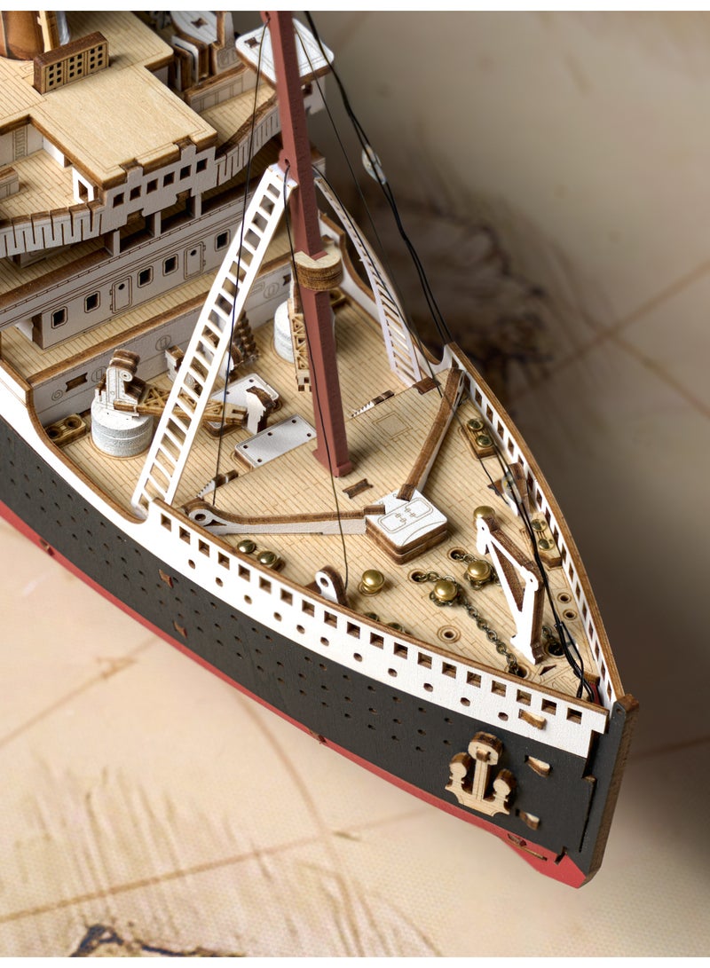 ROBOTIME Rolife 1912 · Eternal Atlantic Voyager 3D Wooden Puzzle TGL02 - Image 4