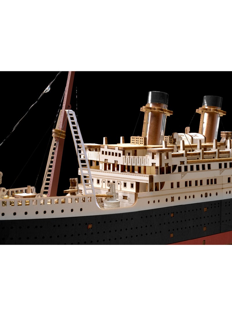 ROBOTIME Rolife 1912 · Eternal Atlantic Voyager 3D Wooden Puzzle TGL02 - Image 5