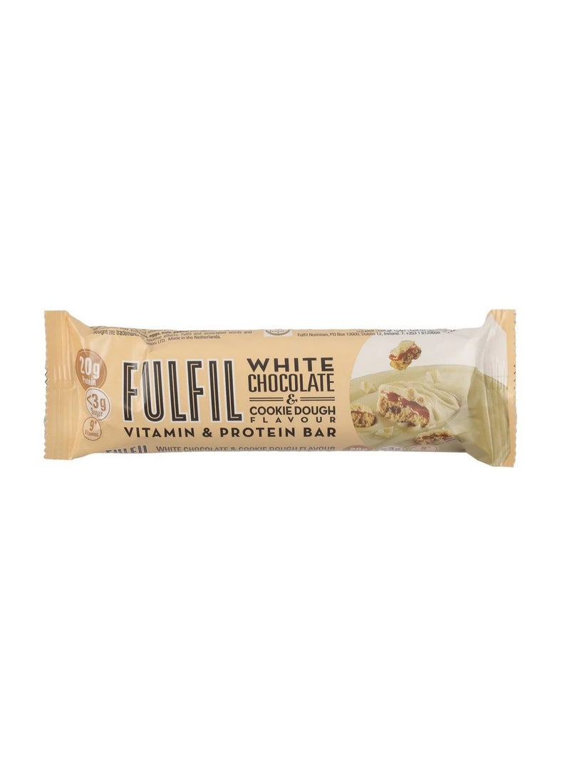 Fulfil Protein Bar 15 X 55G Bars White Chocolate & Cookie Dough Flavour 20G High Protein, 9 Vitamins, Low Sugar - Image 2