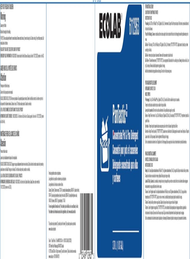 Ecolab PanTastic 12963 Concentrated Pot & Pan Detergent - 1 Gallon - Image 2