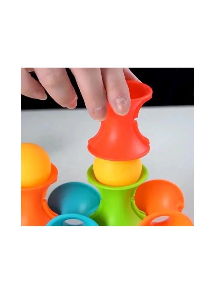 فاميلي مجموعة ألعاب ألغاز الربط والبناء - 28 قطعة,22-2861405 - Image 4