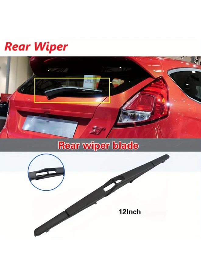 Frameless Windshield Wiper Set 3Pcs For Front Rear Compatible With RHD LHD - Image 4
