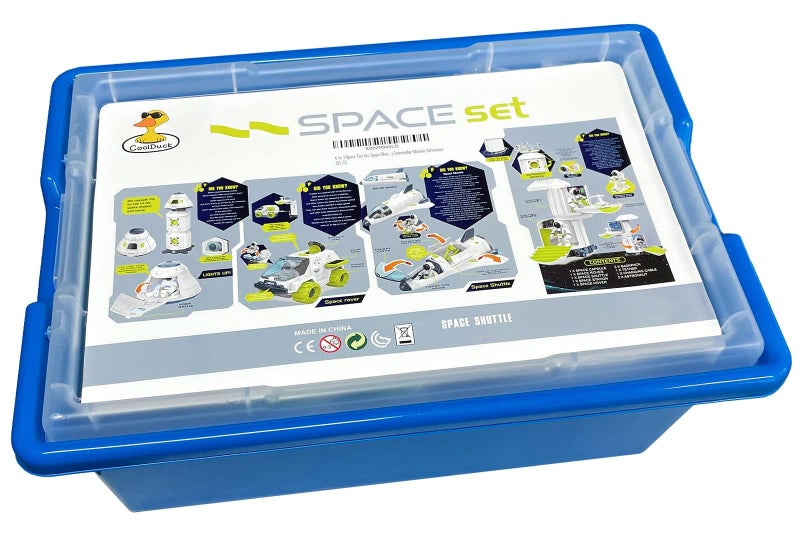 COOLDUCK Space Toy Set for Boys  Girls  Kids Play Spaceships Astronauts Rocket Toys for Any Interstellar Mission Adventure - Image 3