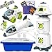 COOLDUCK Space Toy Set for Boys  Girls  Kids Play Spaceships Astronauts Rocket Toys for Any Interstellar Mission Adventure - Image 4