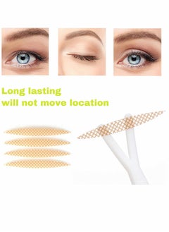 KASTWAVE Eyelid Tape, Double Eyelid Stickers, 600Pcs Self Adhesive Double Lasting Eyelid Sticker No Glue Required, Waterproof and Sweatproof, Breathable Natural Invisible Eyelid Tape Sticker Instant Eye Lift  - Image 2