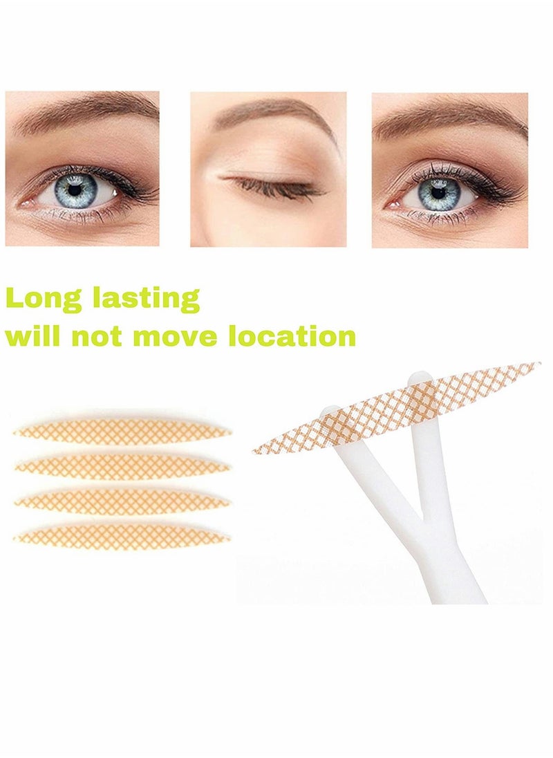 KASTWAVE - Eyelid Tape, Double Eyelid Stickers, 600Pcs Self Adhesive Double Lasting Eyelid Sticker No Glue Required, Waterproof and Sweatproof, Breathable Natural Invisible Eyelid Tape Sticker Instant Eye Lift - Image 1
