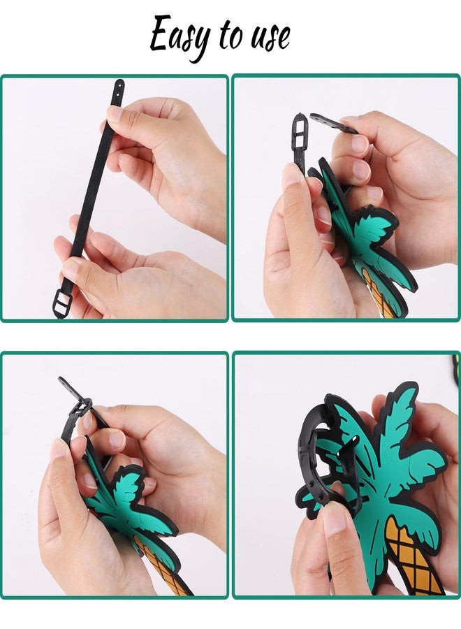 LOKIPA 6 Pack Unique Luggage Tags, Fun Luggage Tags for Women Men Summer Beach Luggages Tag for Travel, Suitcase, Baggage and Backpack - Image 5