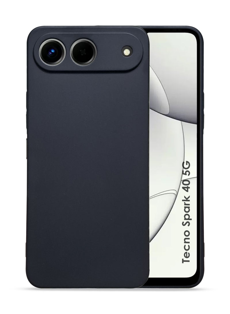 Tecno Spark 40 5G Silicone Back Case Cover - TPU Silicone, Durable & Accurate Cut-outs - Scratch, Dust & Smudge Protection, Shockproof & Water-Proof Cover for Tecno Spark 40 5G - Image 1