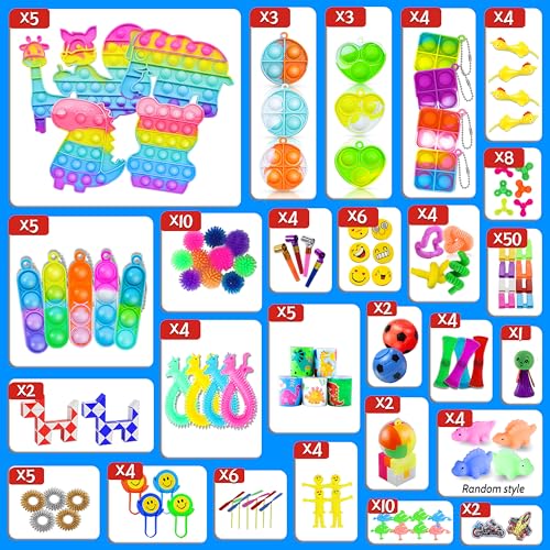 BicMan 1000pcs Party Favors for Kids Fidget Toys Pack Birthday Gifts Classroom Prize Boxes Treasure Box Goodie Bag StuffersCarnival Prizes Easter Eggs Fillers - Image 5
