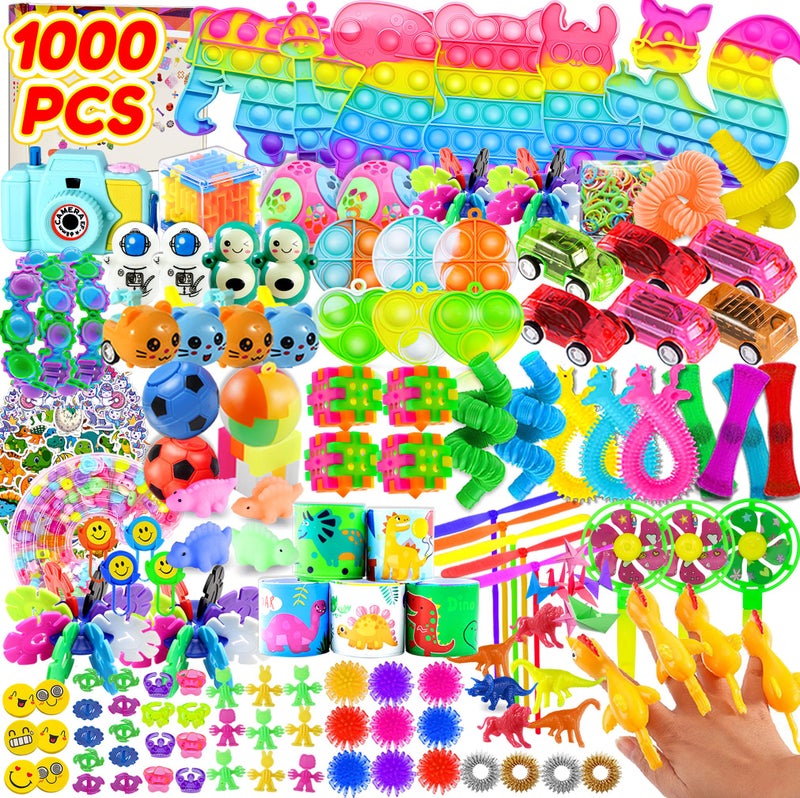 BicMan 1000pcs Party Favors for Kids Fidget Toys Pack Birthday Gifts Classroom Prize Boxes Treasure Box Goodie Bag StuffersCarnival Prizes Easter Eggs Fillers - Image 4