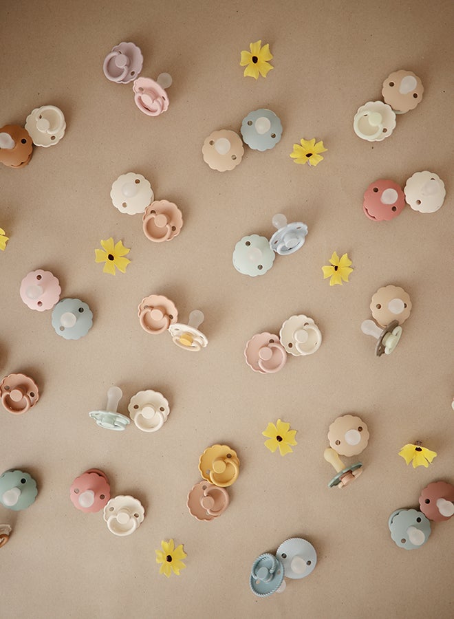 FRIGG Daisy Silicone Baby Pacifier 0-6M 1-Pack Poppy - Size 1 - Image 5
